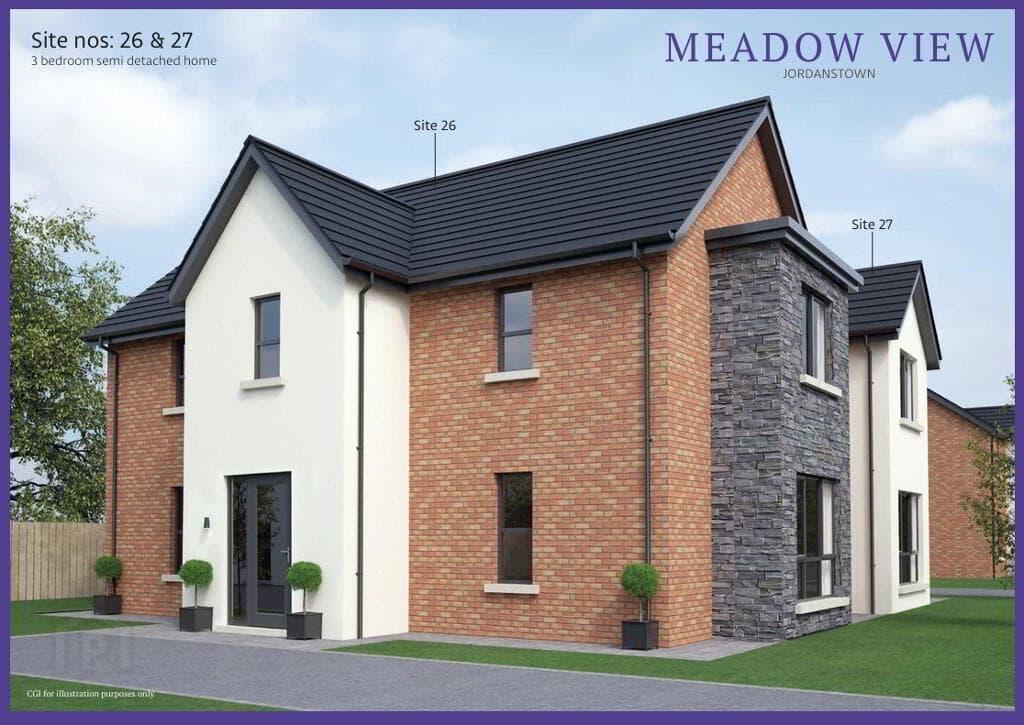 Semi Detached, Meadow View, Jordanstown, BT37 0US
