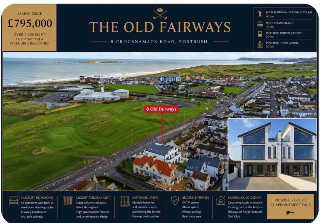 8 Crocknamack Road, Portrush, BT56 8HA